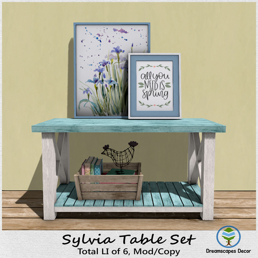 *Sylvia* Table Set - Dreamscapes Decor