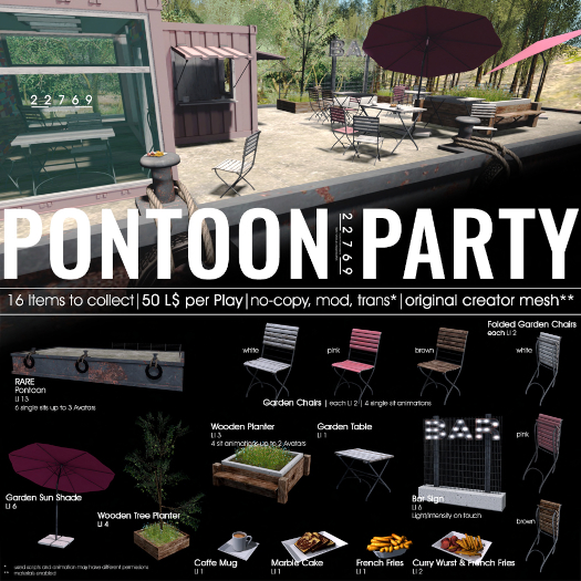 22769 ~ [bauwerk] Pontoon - RARE
