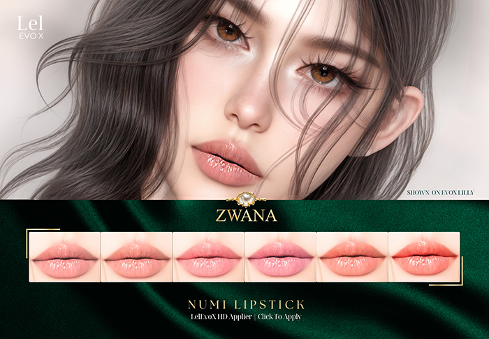 ZWANA ◕ Numi Lipstick - [LelEvoX - HD]