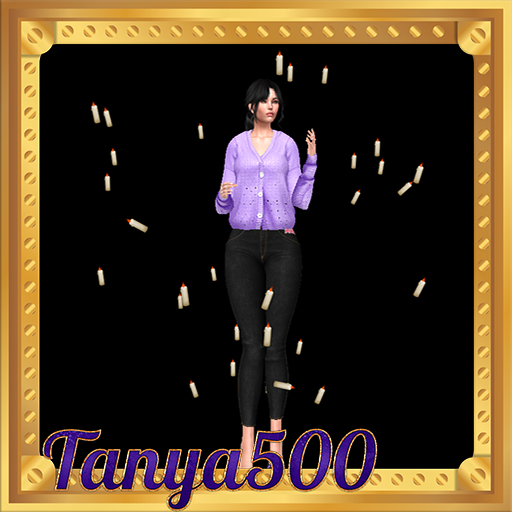T500 Particles White Candle