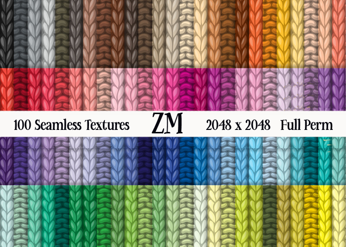 KNITTING 1 FULL PERM TEXTURES