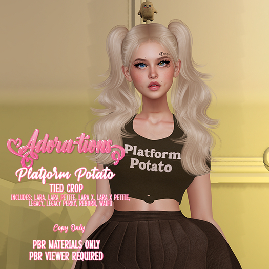 Adora-tions - Platform Potato Tied Crop