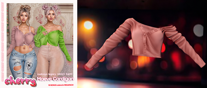 cherry // Maeve Cardigan #6