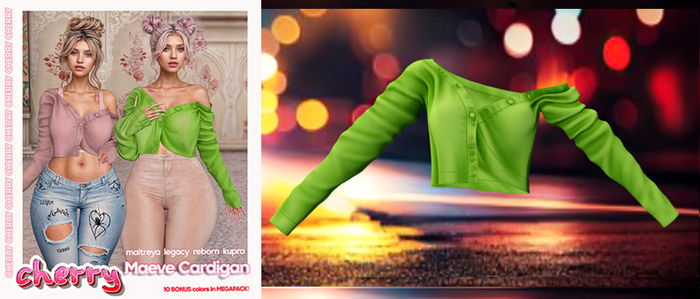 cherry // Maeve Cardigan #10