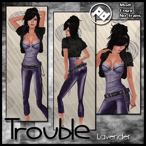 ::Poised:: Trouble lavender