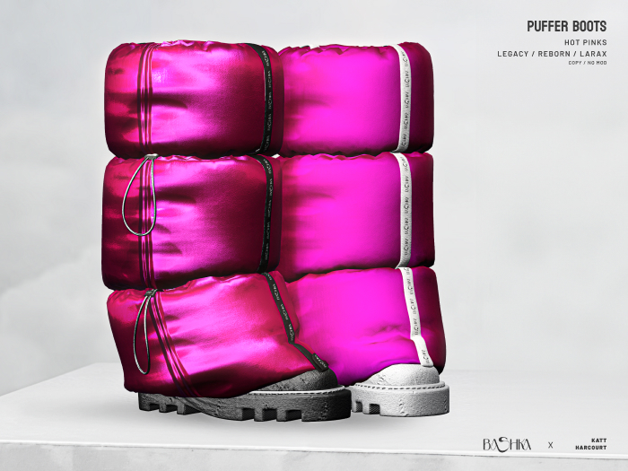 BASHKA - Puffer Boots (Hot Pinks)