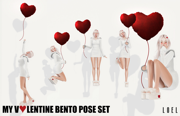 LOEL - My Valentine Bento Pose SET