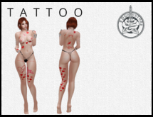 FDG TATTOO heart body