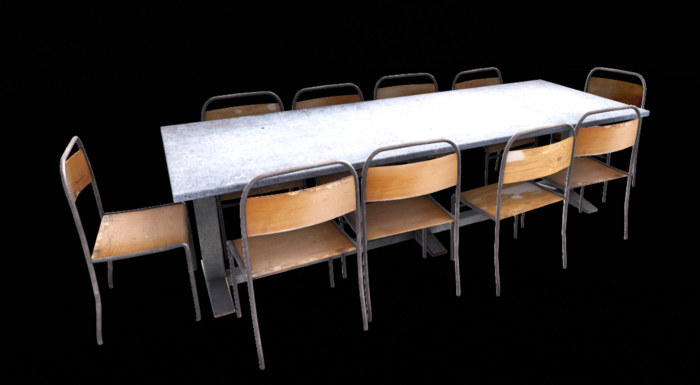 *ionic* Table and Chairs