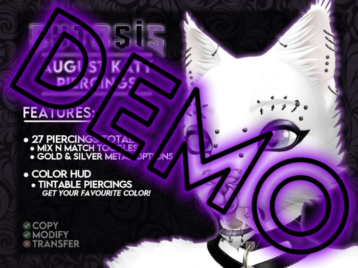 ~ExtAsiS~ Aug Katy Piercings  [DEMO]