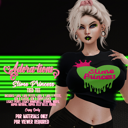Adora-tions - Slime Princess Tied Tee