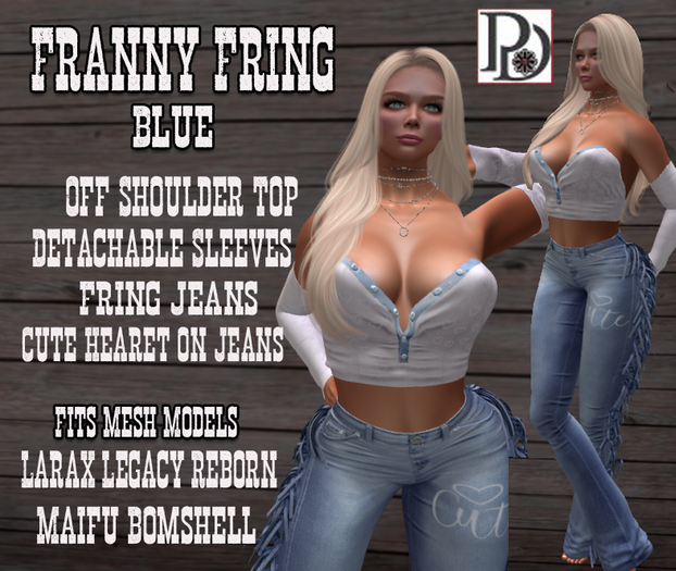 !!PD-FrannyFringeCute-Blue