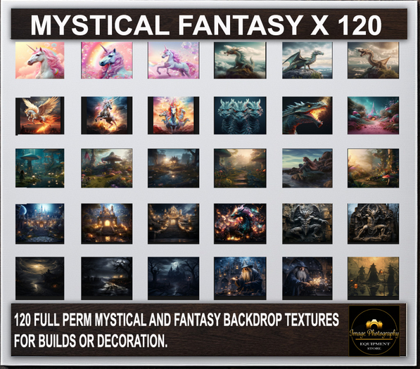 Mystical fantasy textures x 120