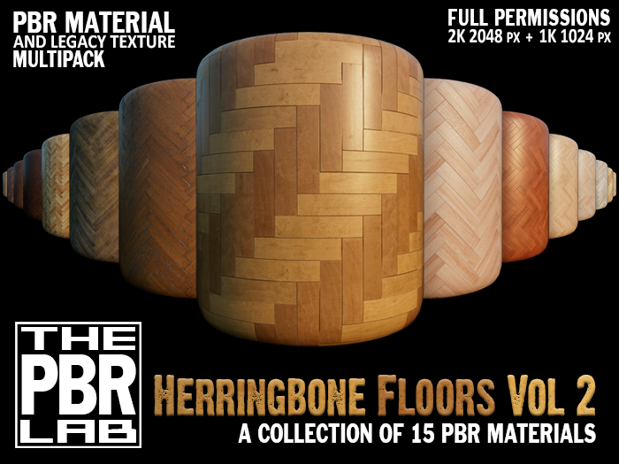 The PBR Lab - Herringbone Floors Vol 2