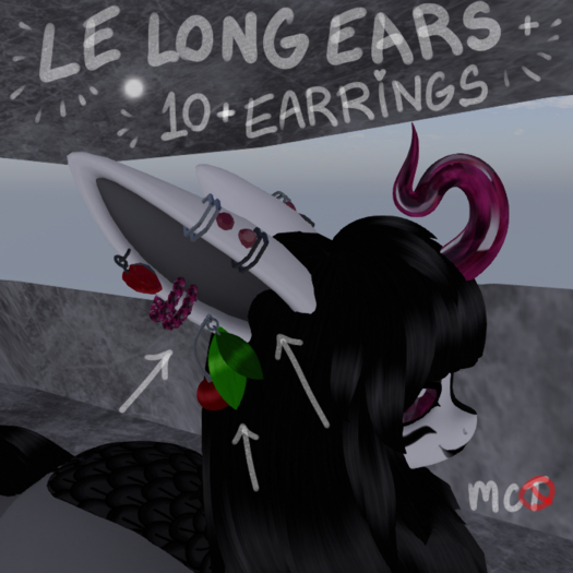 [QR]LE Long Ears + Earrings
