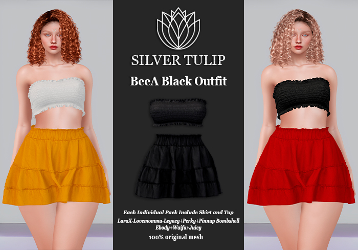SilverTulip-BeeA Black Outfit