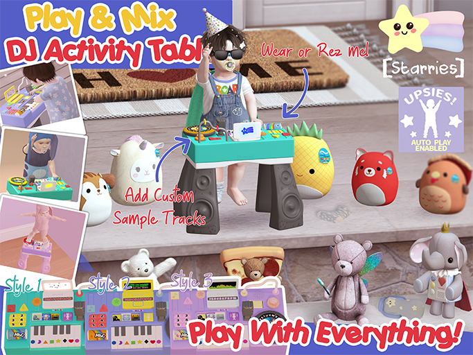 [Starries] Play & Mix DJ Activity Table for Toddlers with AutoPlay!