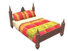 Hugs & Kisses bed - Tibetan style with 12 couple poses