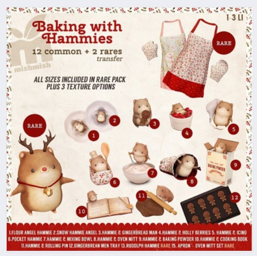 *MishMish* Apron & Oven Mitt [Boxed] RARE