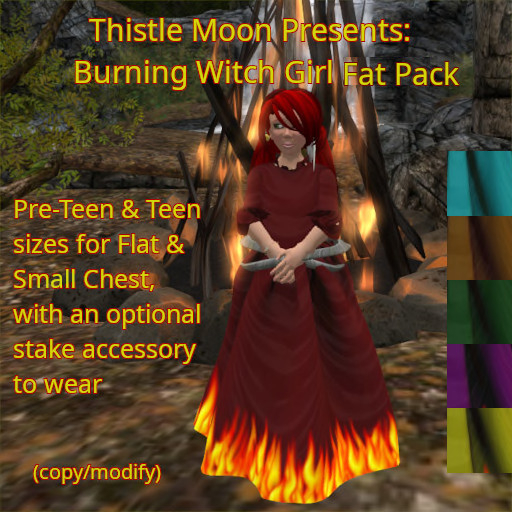 TMD Burning Witch Girl Fat Pack *HALF OFF SPECIAL!*