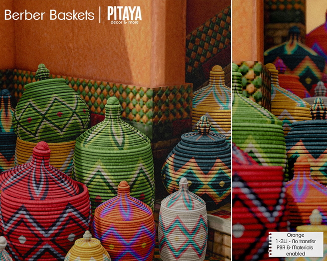 Pitaya - Berber Baskets - Blue 