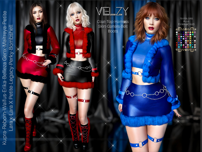 ❤️-, Velzy Outfit, Mix and Match, 70+ Colors,Plus Fx Hud