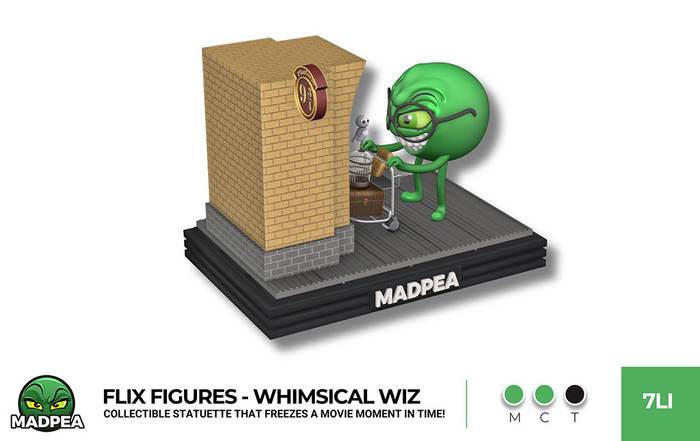 MadPea Flix Figures - Whimsical Wiz