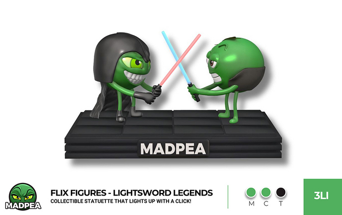 MadPea Flix Figures - Lightsword Legends