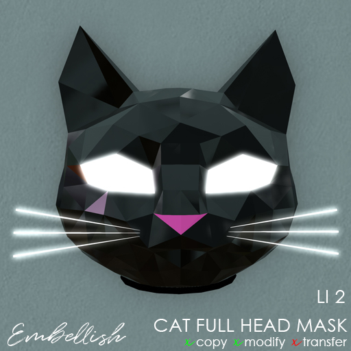 Cat Big Head Mask