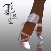 TIPTOE Bridesmaid Pink Lace Heels