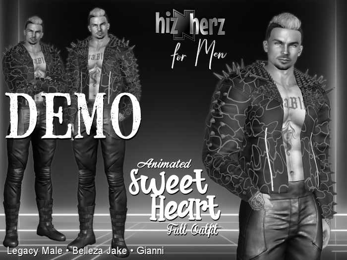 hizNherz Sweet Heart Men's DEMO (Animated)