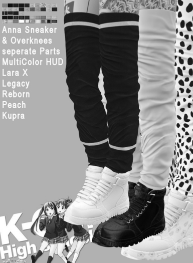 KO-H Anna Sneaker and Overknees FatPack DEMO