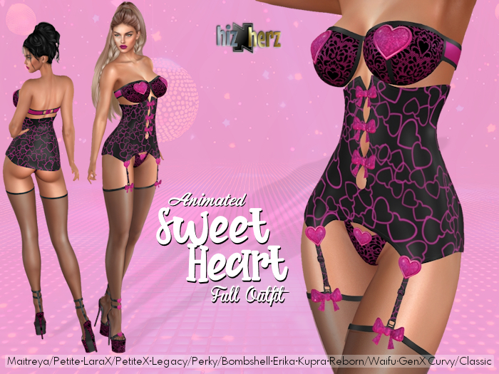 hizNherz Sweet Heart Outfit (Animated)
