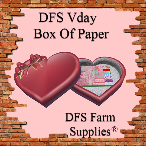 SALE - DFS Vday Box Of Paper - ACTUAL ITEM PROMO SUMMER