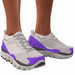 Second Life Marketplace - PURPLE Unrigged Resizable Runners Sneakers (ADD)