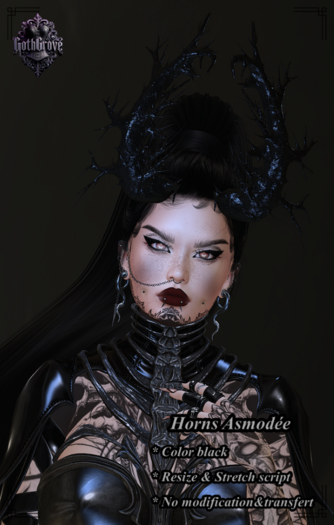 Horns Asmodee Black