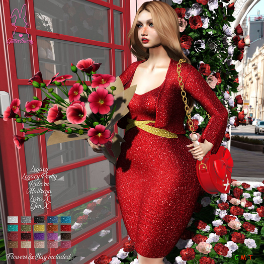 *Glitter Bunny* Raquel Dress Glitter 
