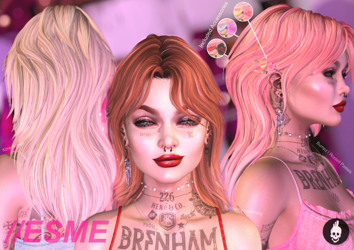NEW! Action Inkubator Hair Esme / / / Valentines Hair