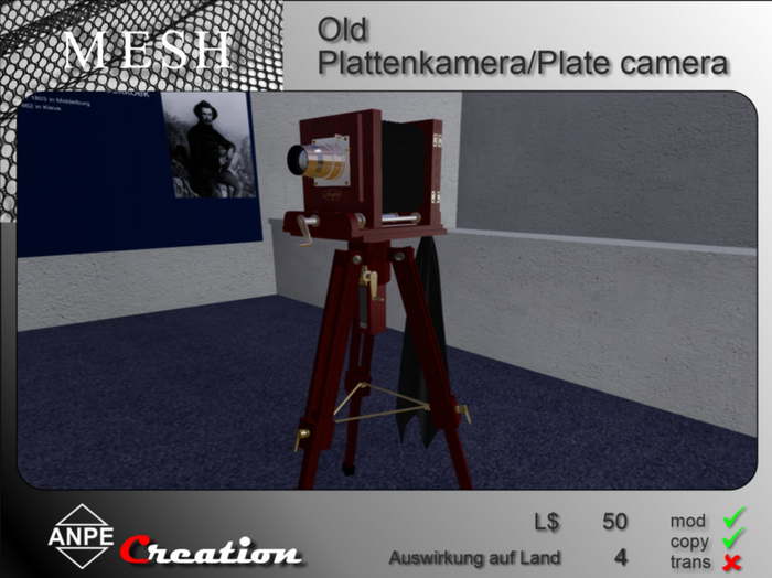 plattenkamera kamera  mesh