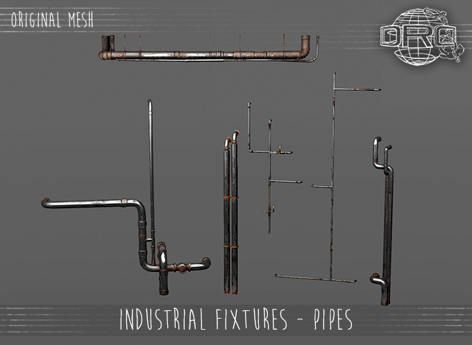 -DRD- Industrial Fixtures - Pipes