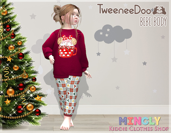 Hot Cocoa Mousey Pyjama (Tweeneedoo & Youth)
