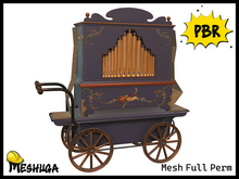 Meshuga PBR Antique Street Organ FULL PERM MESH