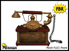 Meshuga PBR Antique Victorian Telephone FULL PERM MESH