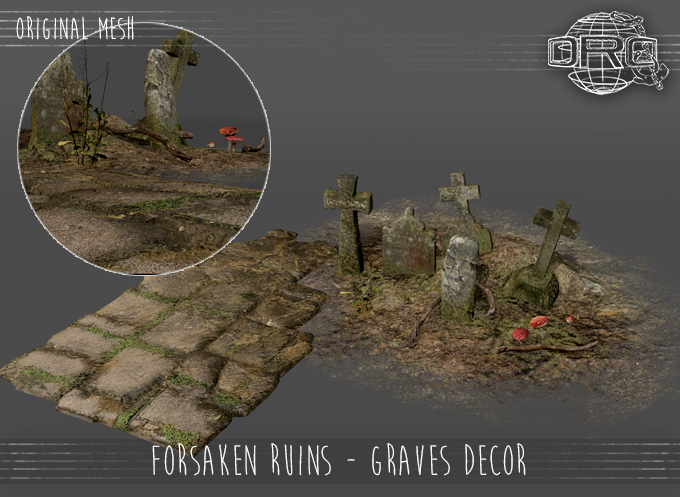 -DRD- Forsaken Ruins - Graves decor