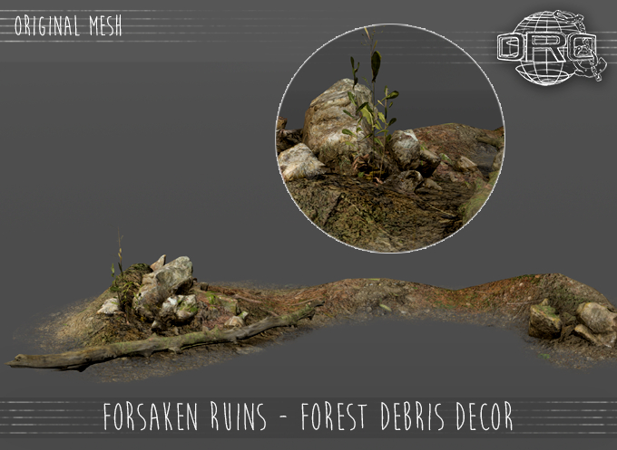 -DRD- Forsaken Ruins - Forest debris decor