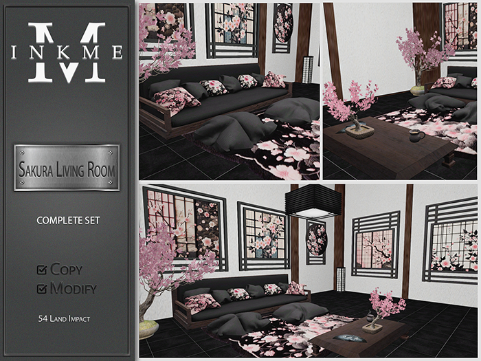 ::InkMe:: Sakura Living Room  FATPACK