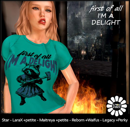 GoodVibes Raccoon Delight Teal