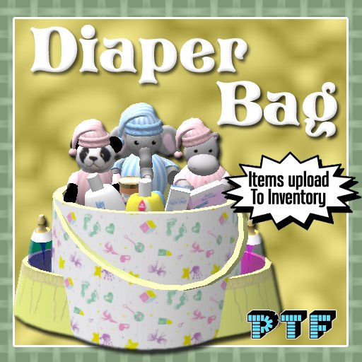 Triplets *Pink&Blue* Diaper Bag 2 Girls & 1 Boy