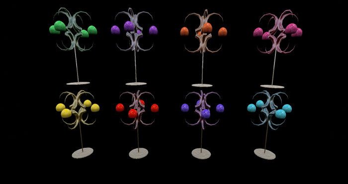 Modern Gumdrop Floor Lamps Boxed