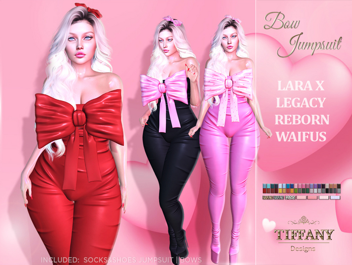 ::TD:: Bow Jumpsuit [Mesh] + Lara X
